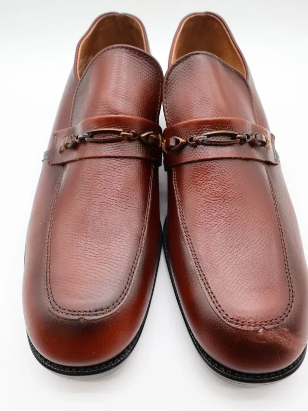 Barclay Horsebit Loafers Mens 10 D Brown Leather NOS Made in USA